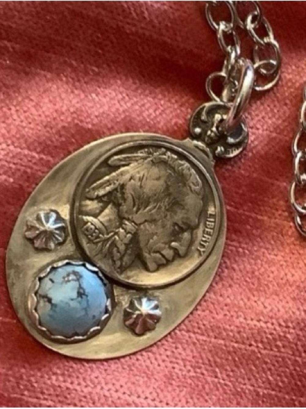 Turquoise/ Coin Necklace